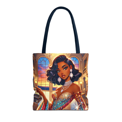 "Elegance Suits Me" (Hazel) - Tote Bag (AOP)
