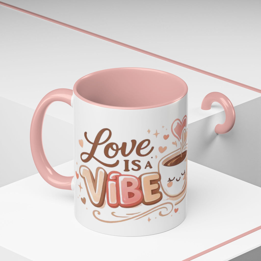 Love Is a Vibe – Accent Coffee Mug