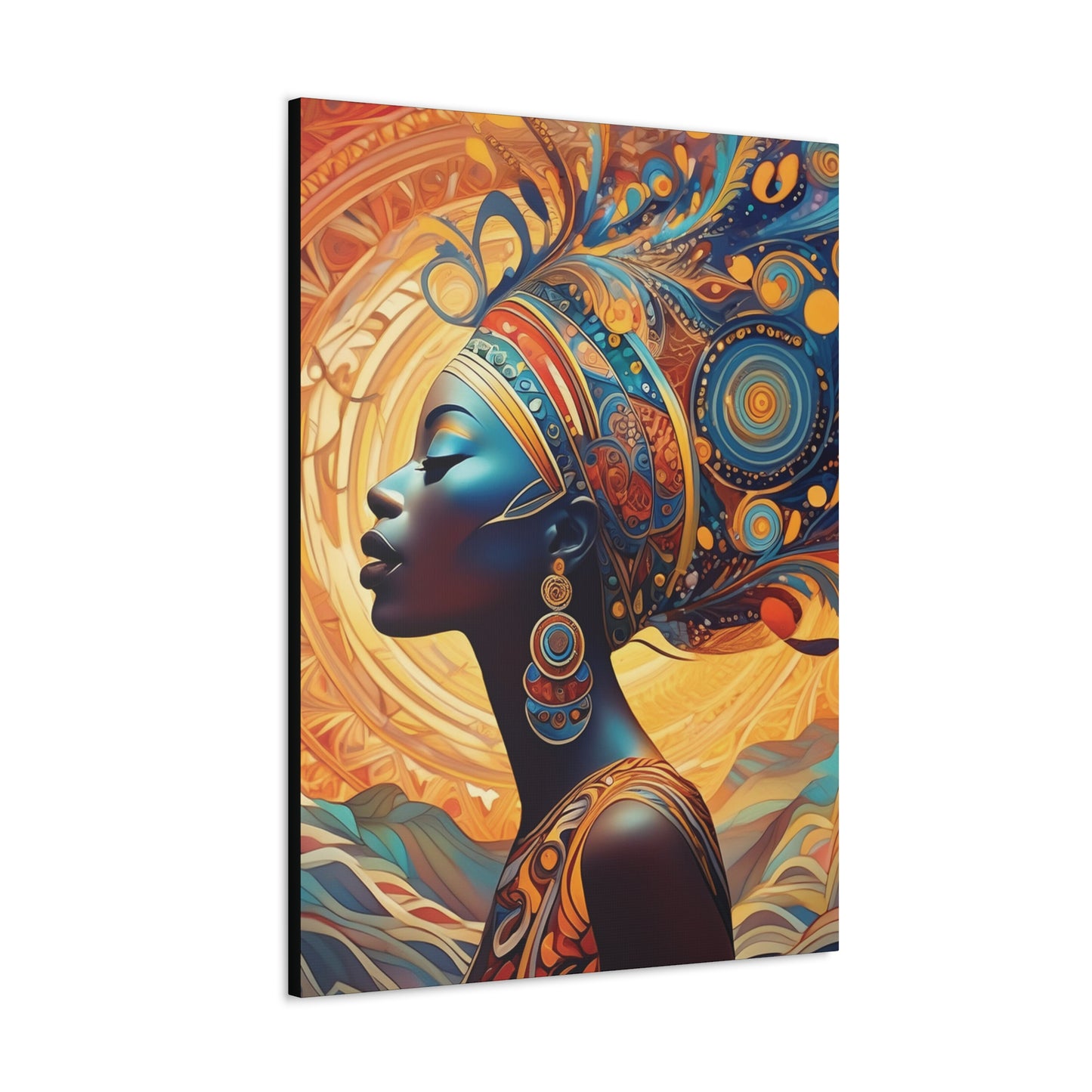 African Beauty - Canvas Gallery Wraps