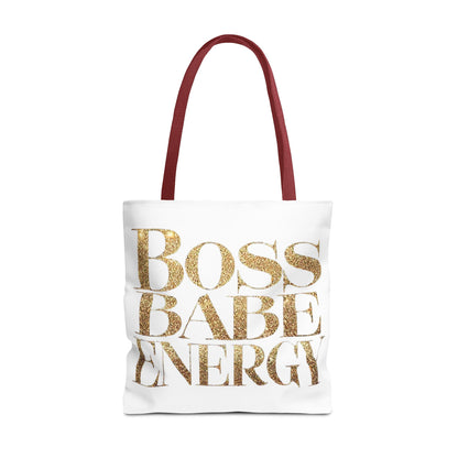 Boss Babe Energy - Tote Bag (AOP) - Creatively Designed Shop