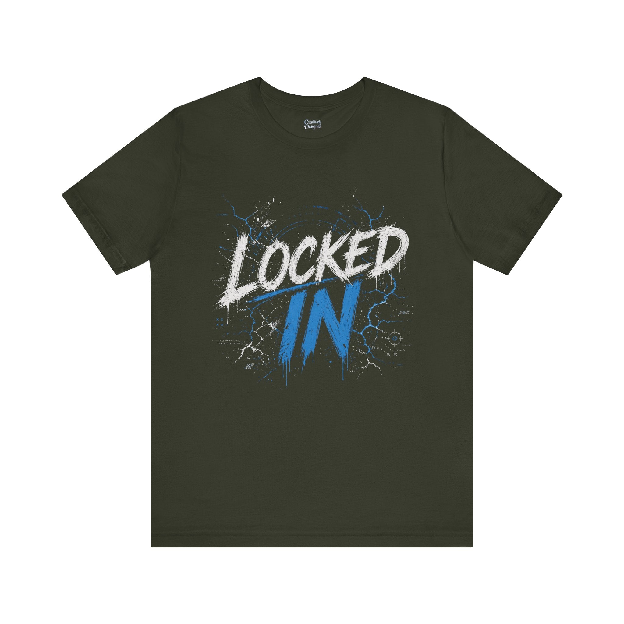 Locked In (Blue) - Jersey Short Sleeve Tee