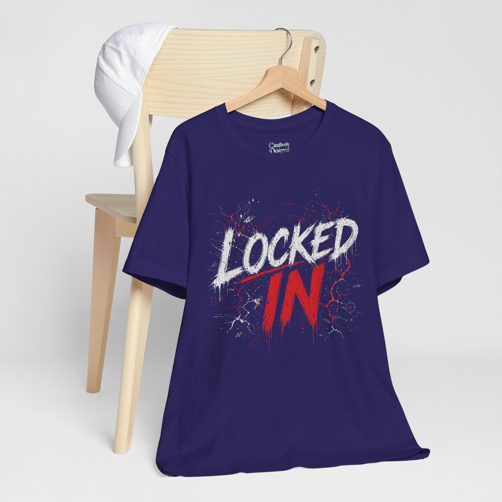 Locked In (Red) - Jersey Short Sleeve Tee