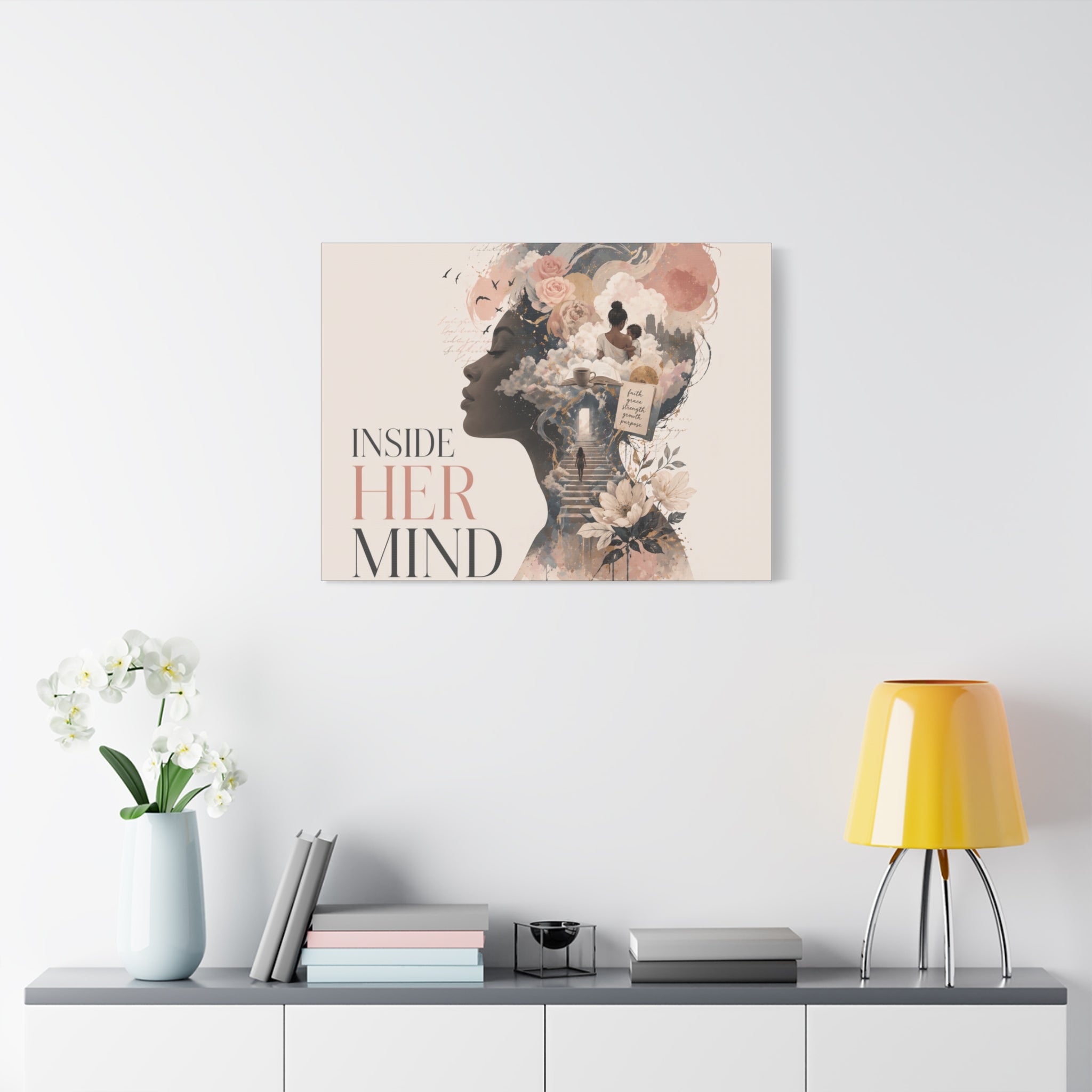 Inside Her Mind - Matte Canvas Wall Art
