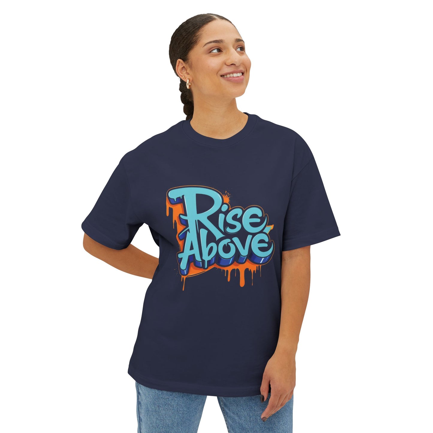 Rise Above - Unisex Oversized Boxy Tee