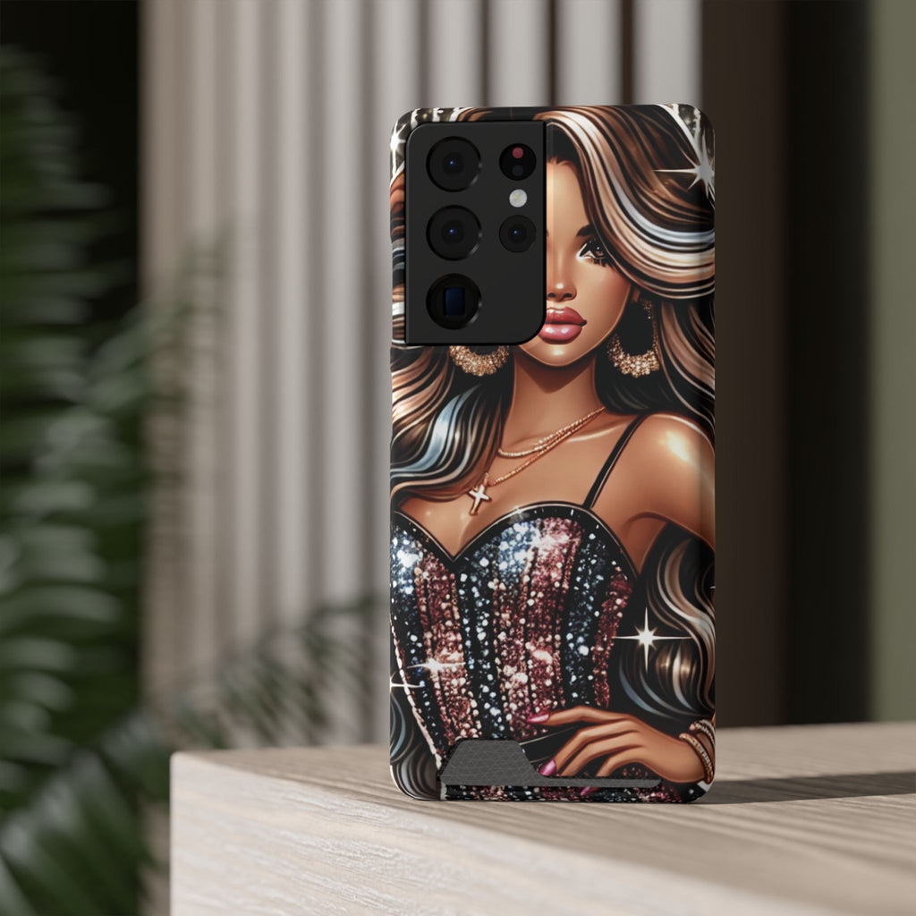 "Beautiful" - Phone Case With Card Holder