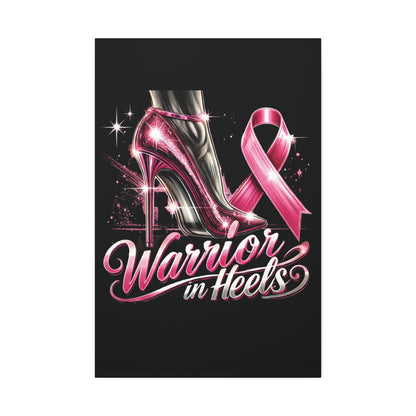 Pink Warrior Heels - Canvas Art