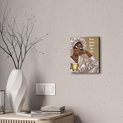 Peace Looks Good On Me - Canvas Art