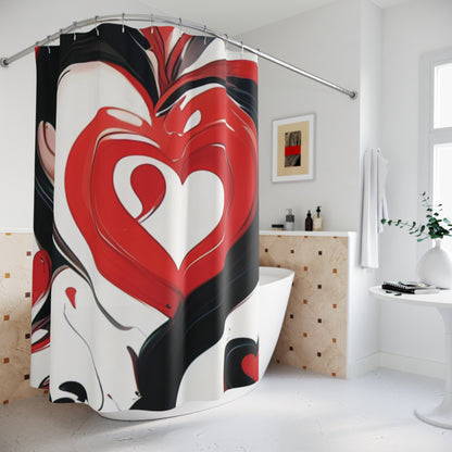 Hearts & Love - Shower Curtain