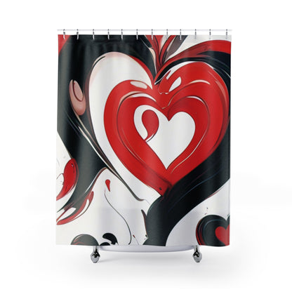 Hearts & Love - Shower Curtain