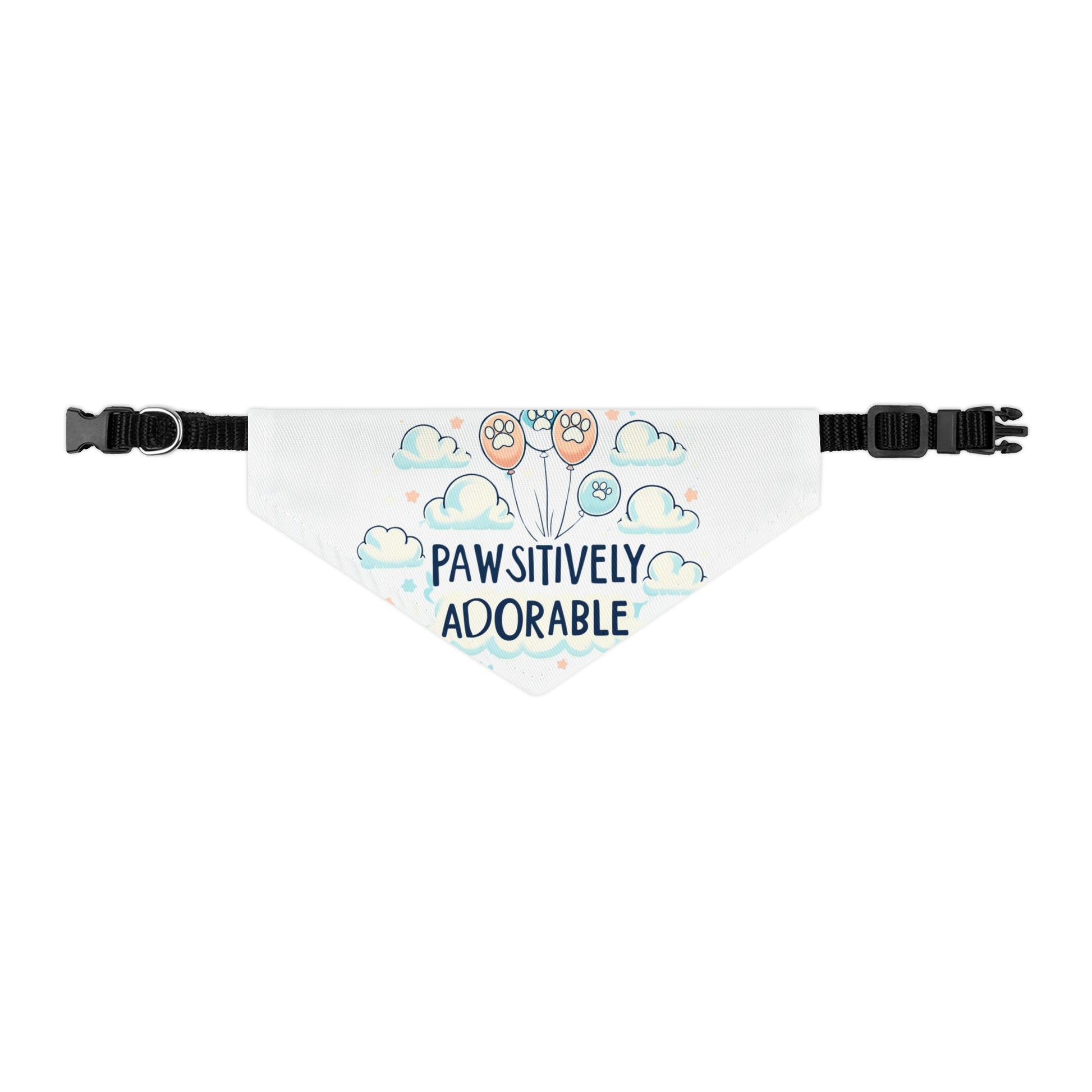 Pawsitively Adorable - Pet Bandana Collar - Creatively Designed Shop