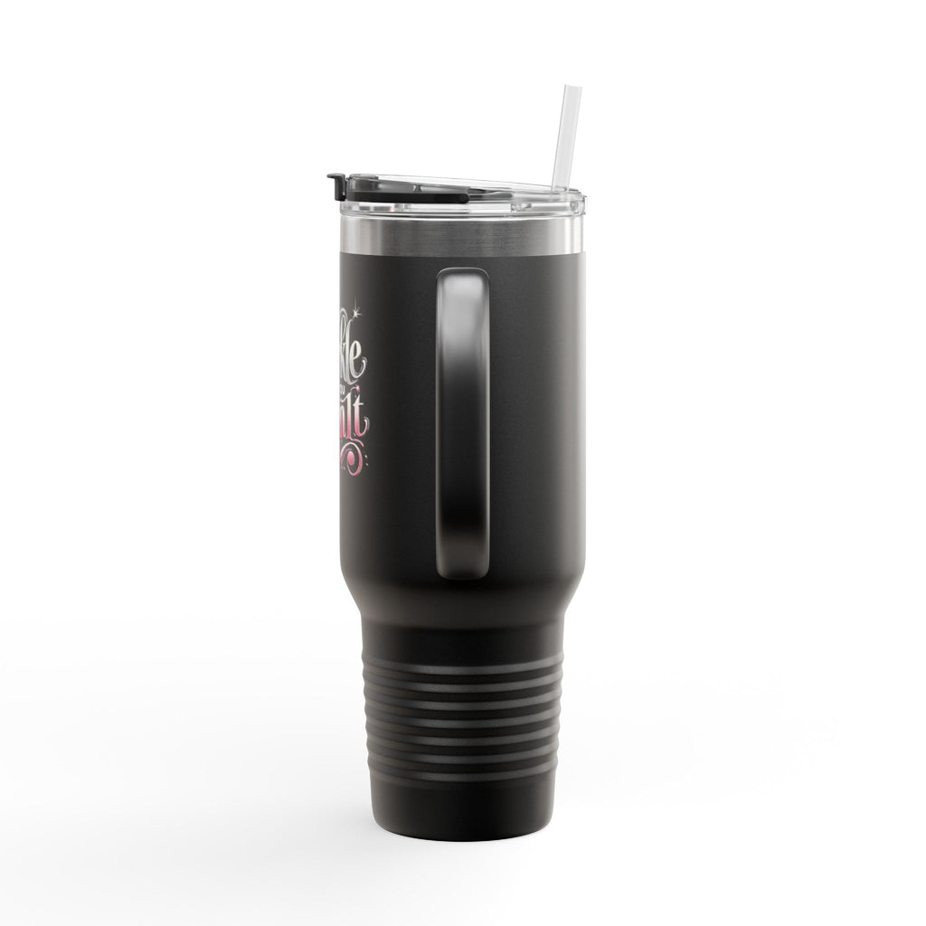 "Sparkle Like You Mean It" - Insulated Travel Mug, 40oz