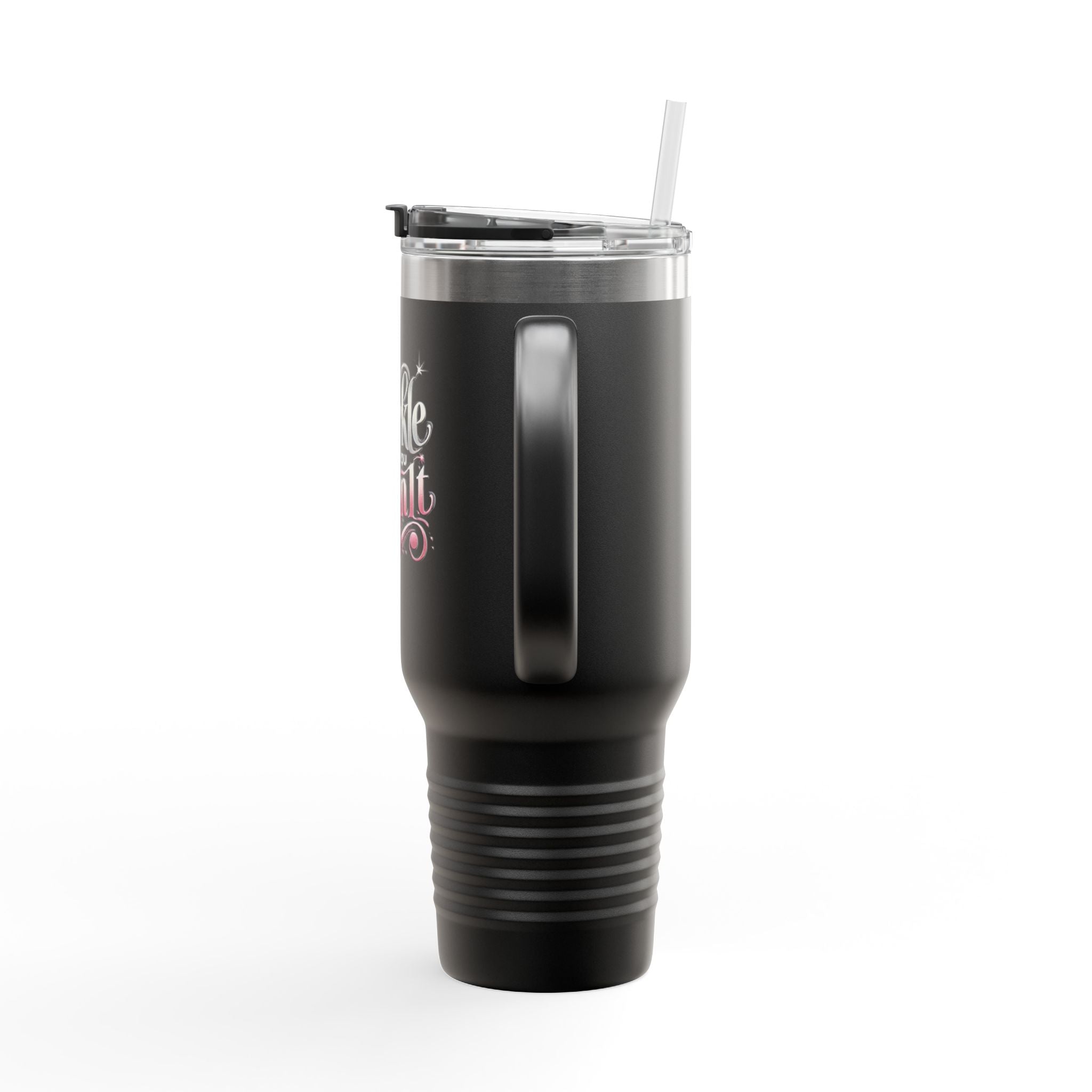 "Sparkle Like You Mean It" - Insulated Travel Mug, 40oz
