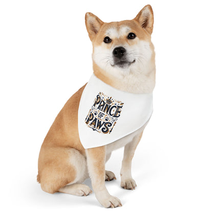 Prince of Paws - Pet Bandana Collar - Creatively Designed Shop