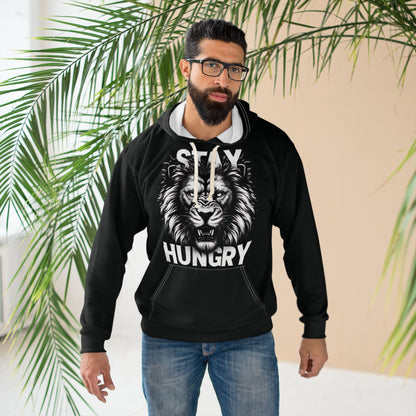 Stay Hungry - Unisex Pullover Hoodie (AOP) - Creatively Designed Shop