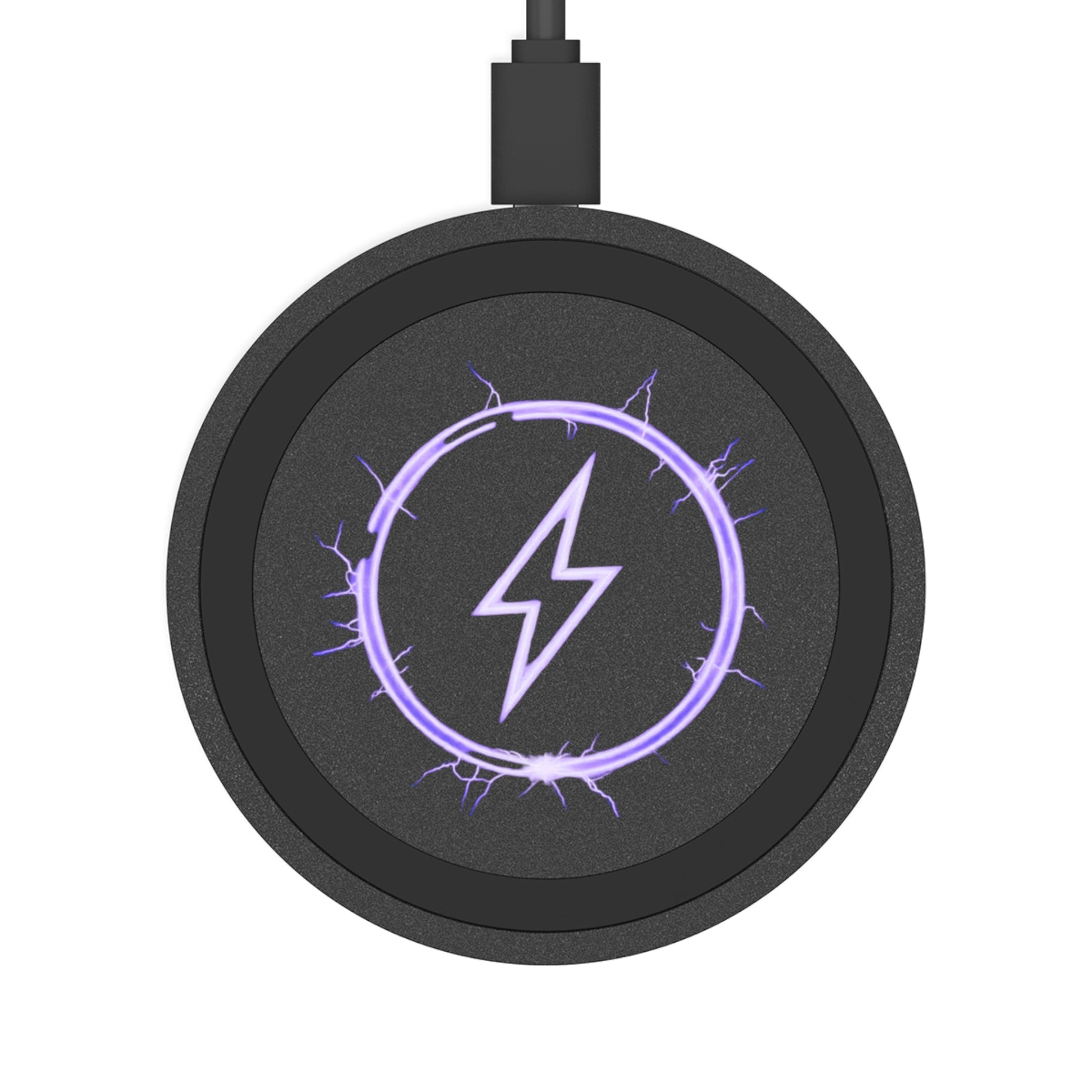 Charging Bolt (Purple) - Quake Wireless Charging Pad - Creatively Designed Shop