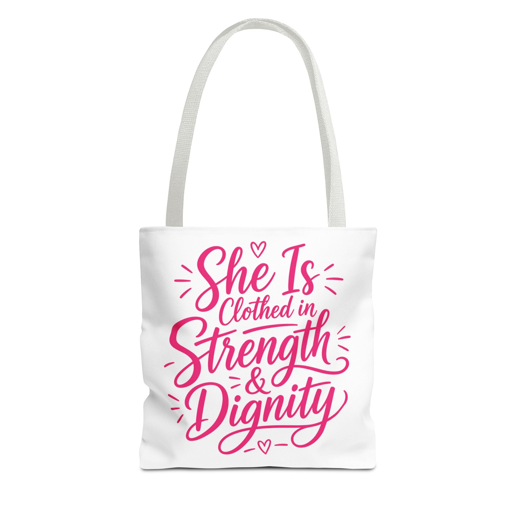 She Is Clothed in Strength & Dignity - Tote Bag