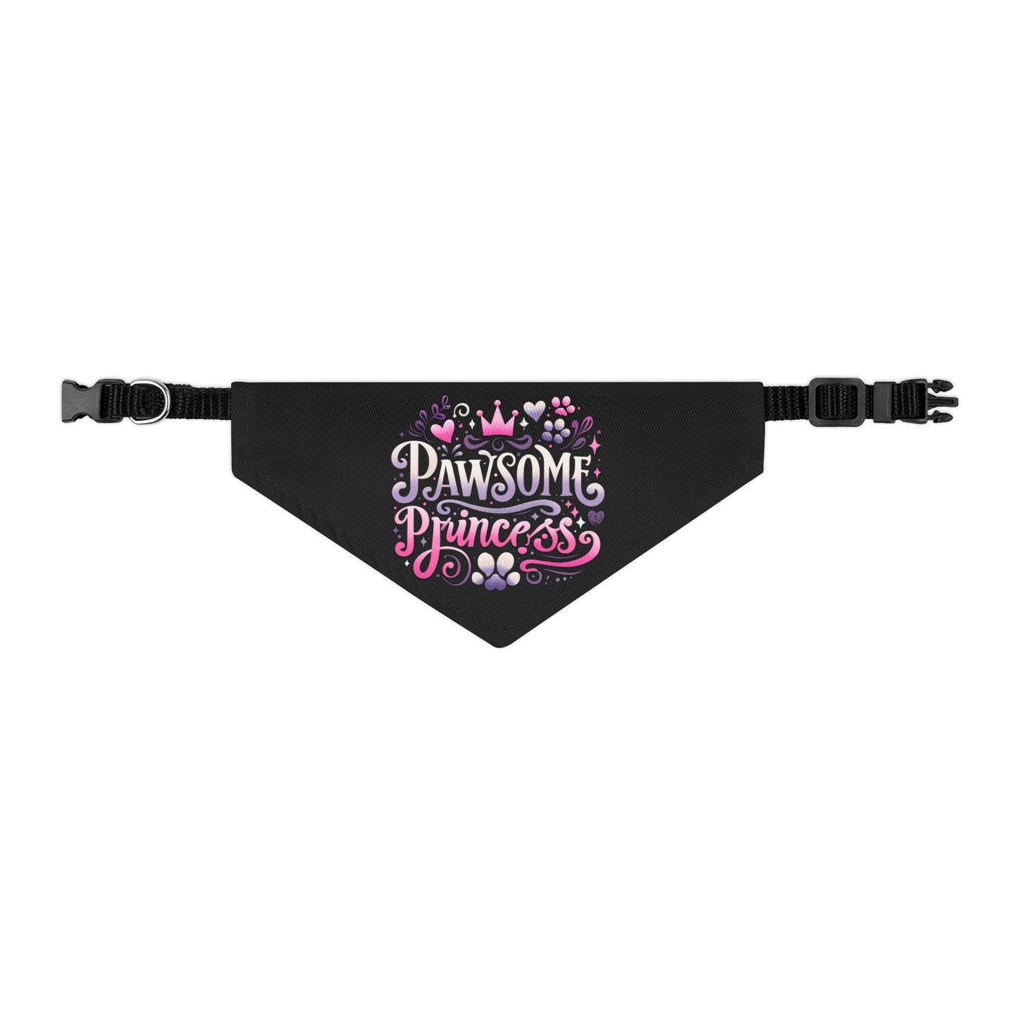 Pawsome Princess - Pet Bandana Collar