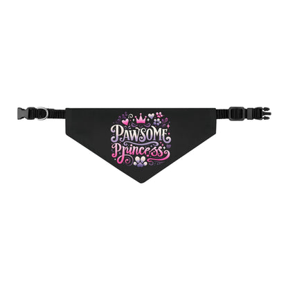 Pawsome Princess - Pet Bandana Collar