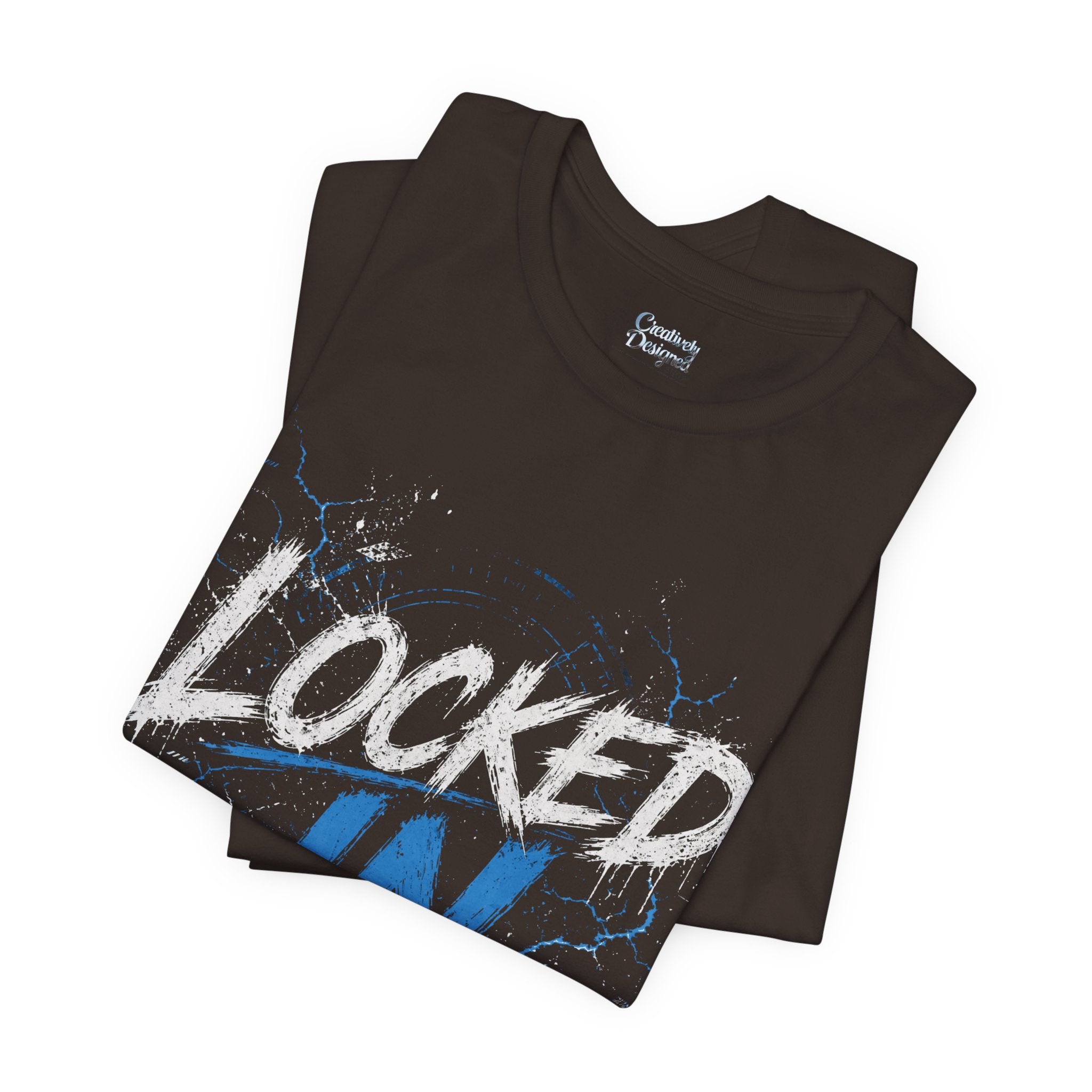 Locked In (Blue) - Jersey Short Sleeve Tee