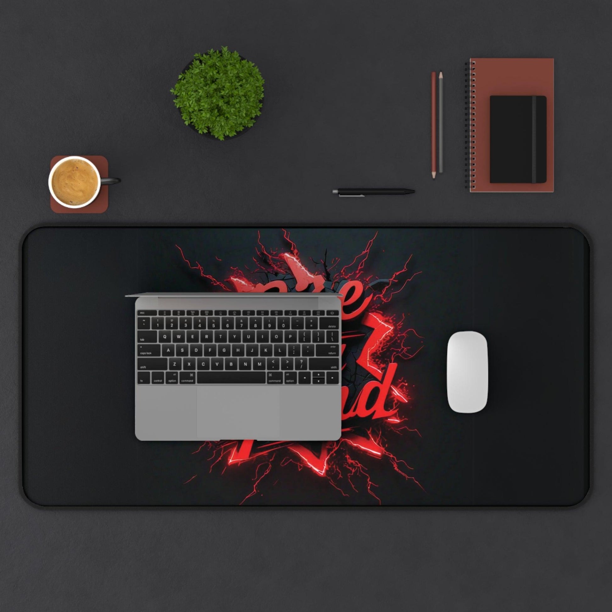 "Rise & Grind" - Desk Mat - Creatively Designed Shop