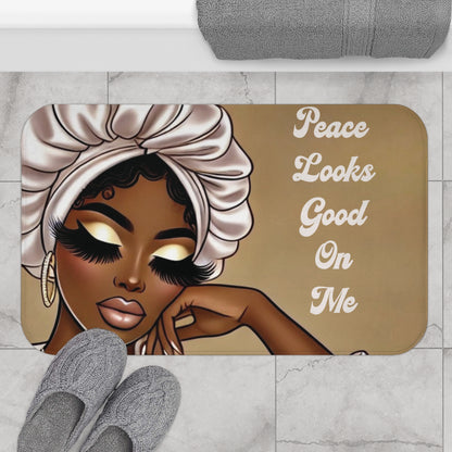 Peace Looks Good On Me - Bath Mat