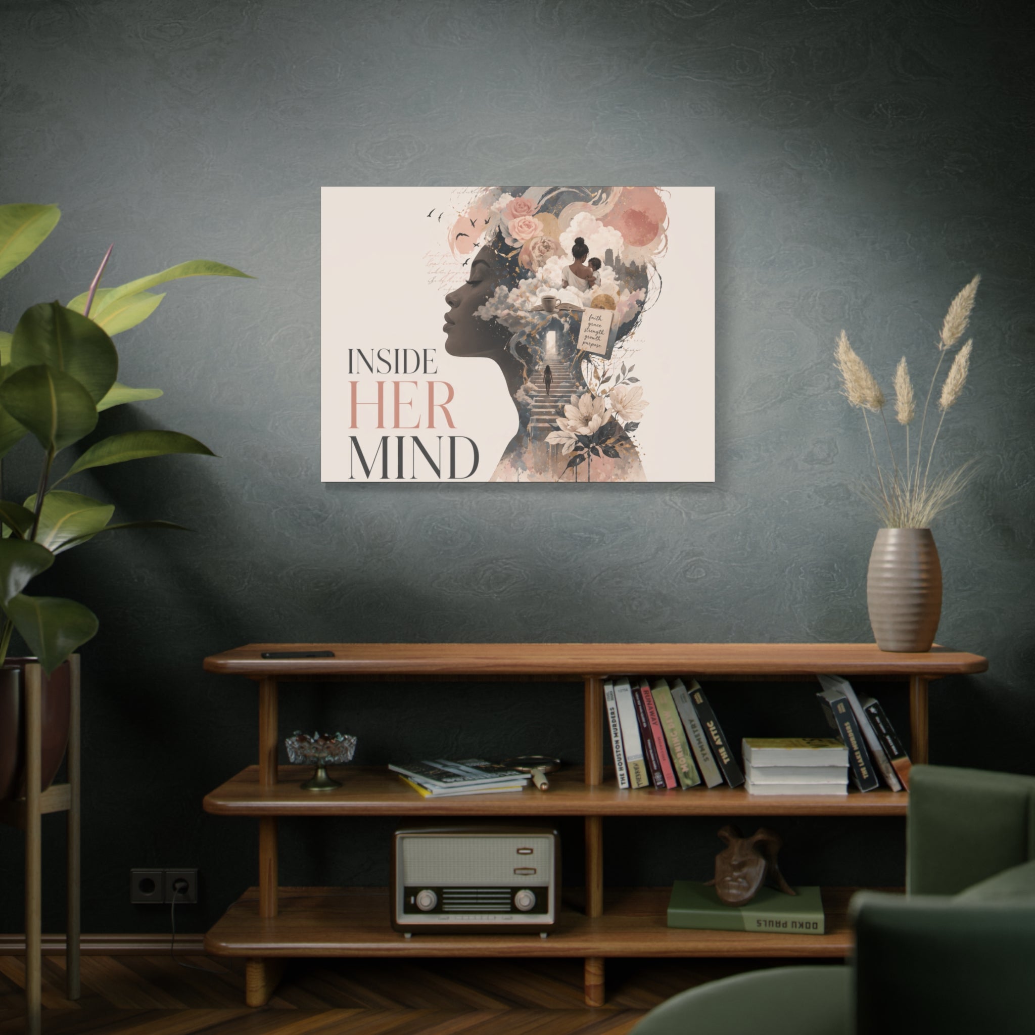 Inside Her Mind - Matte Canvas Wall Art