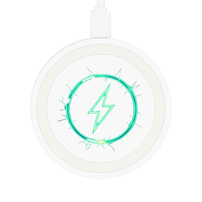 Charging Bolt (Green) - Quake Wireless Charging Pad - Creatively Designed Shop