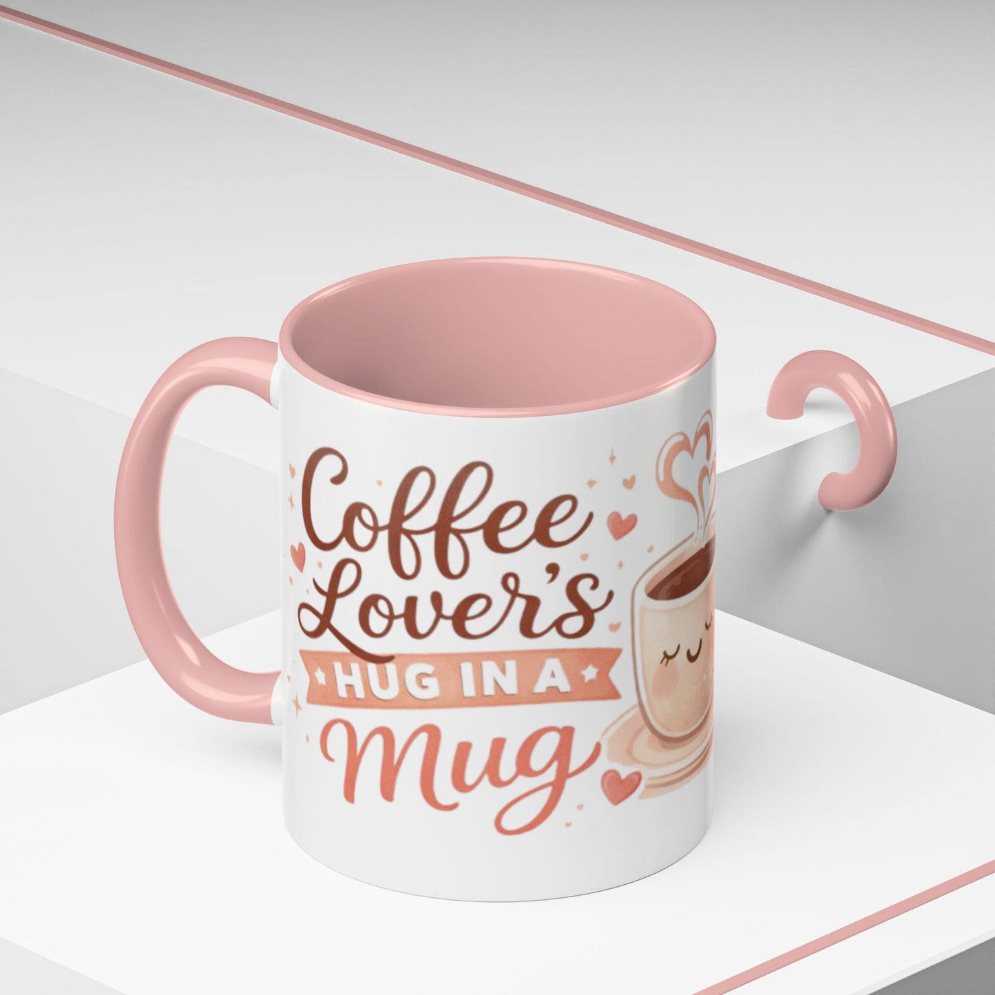Coffee Lover’s Hug in a Mug – Accent Coffee Mug