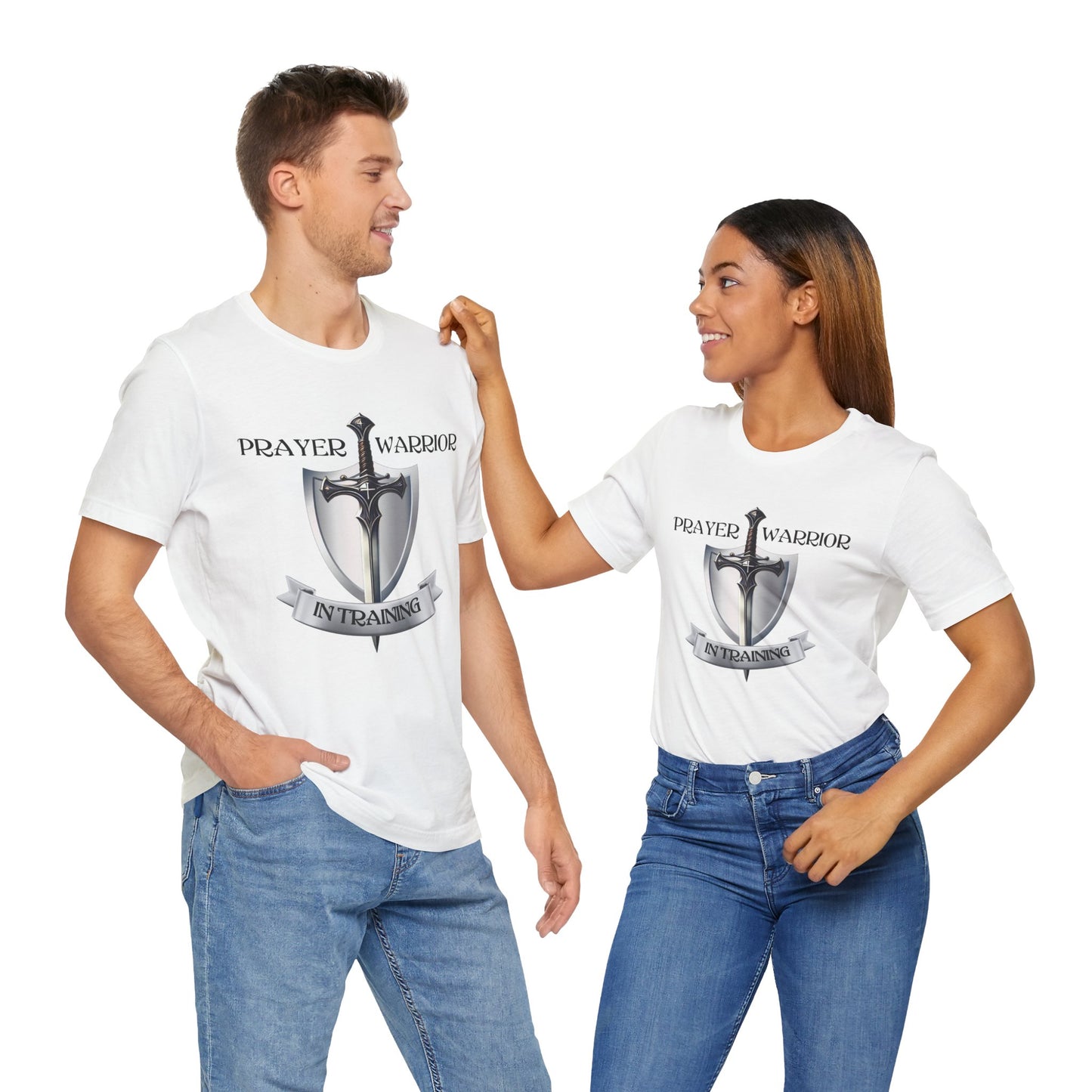 Prayer Warrior in Training - Unisex Jersey Short Sleeve Tee