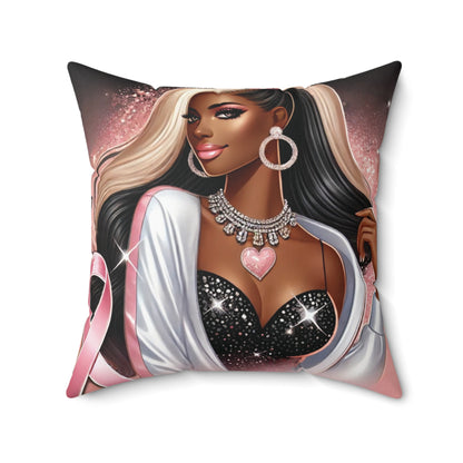 Bold Beautiful Unbreakable - Spun Polyester Square Pillow