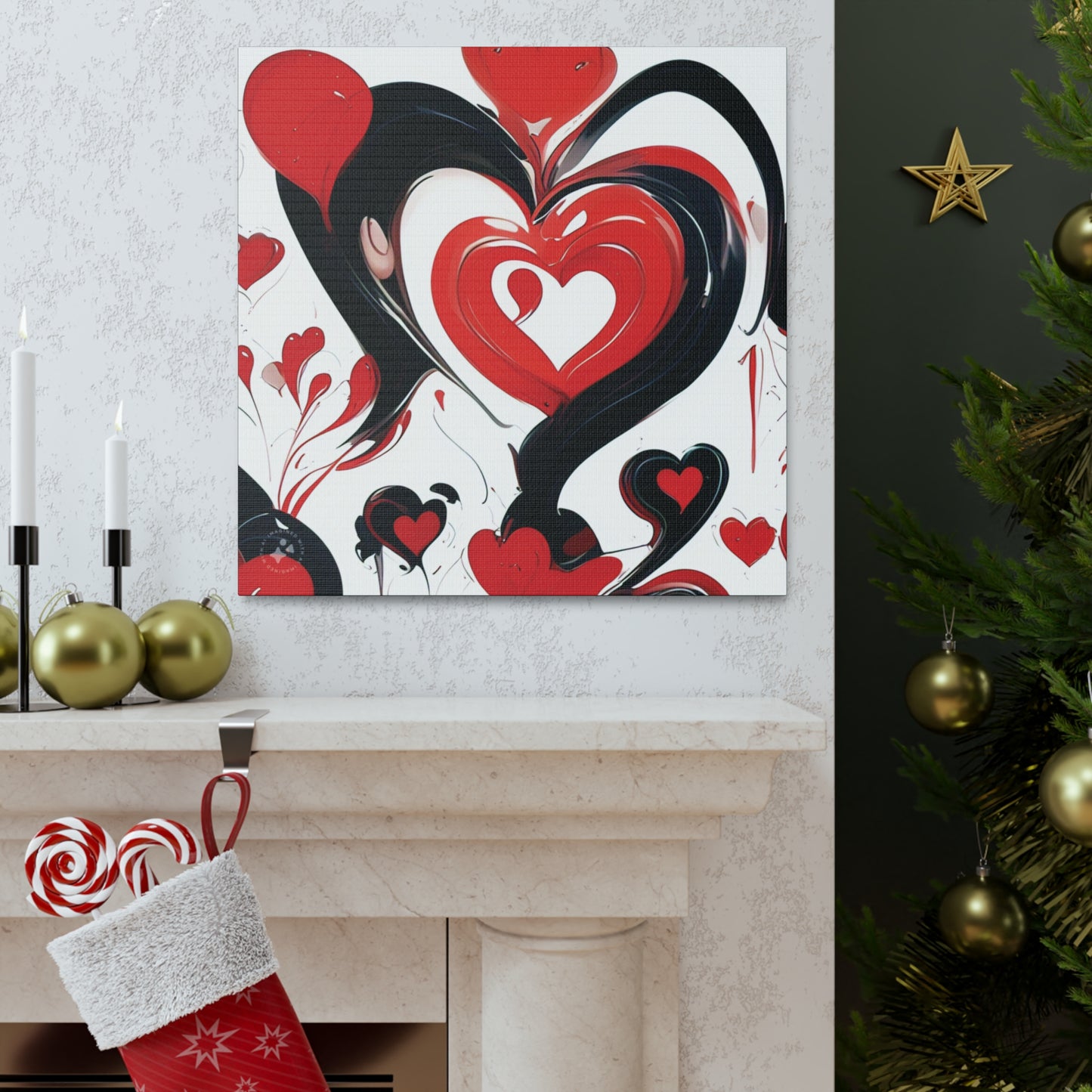 Hearts & Love - Canvas Gallery Wraps