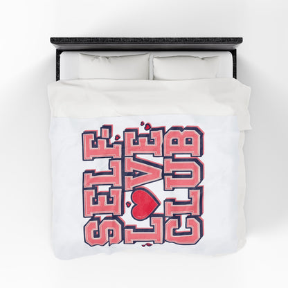 Self-Love Club – Plush Velveteen Blanket