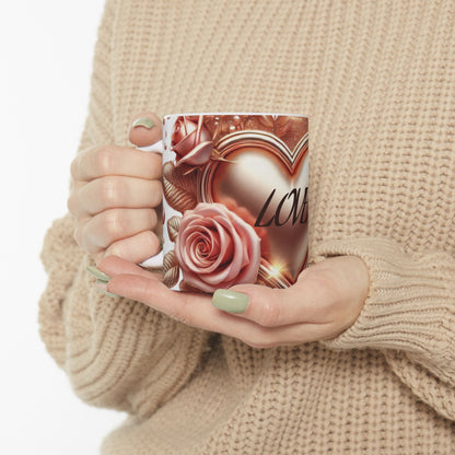 Love Rosegold - Ceramic Mug (11oz & 15oz) - Creatively Designed Shop