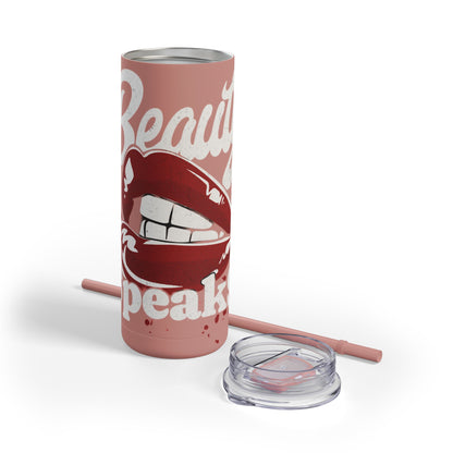 Beauty Speaks - Maars Maker Skinny Matte Tumbler, 20oz - Creatively Designed Shop
