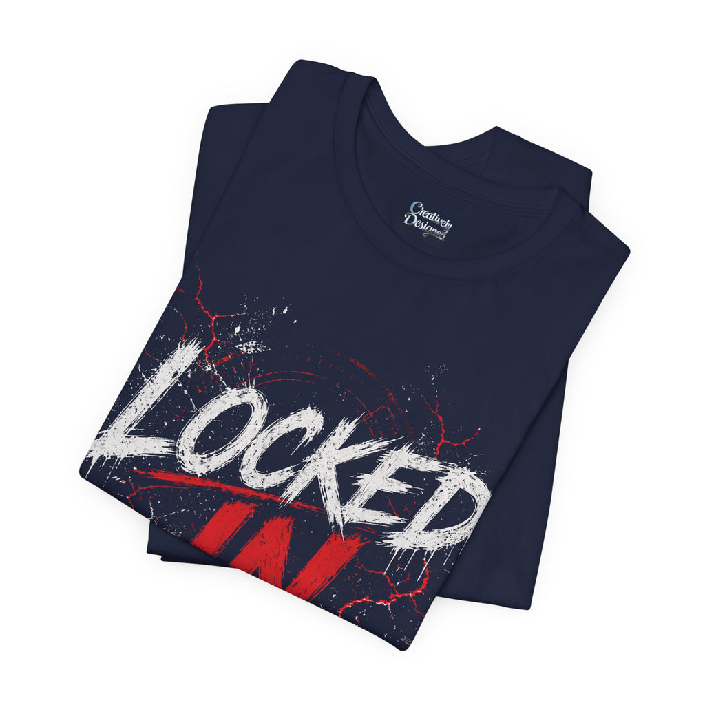 Locked In (Red) - Jersey Short Sleeve Tee