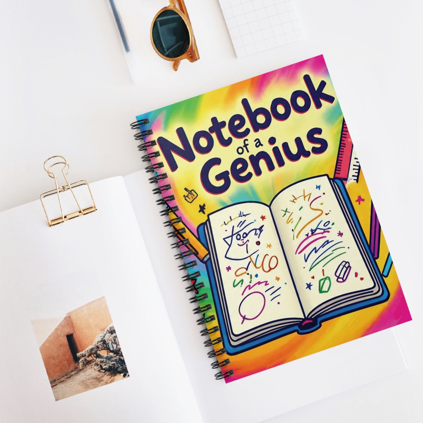 Notebook of a Genius - Spiral Notebook