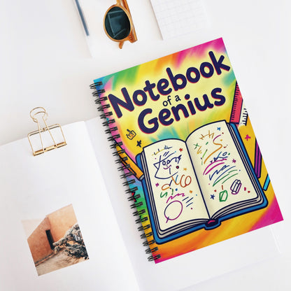 Notebook of a Genius - Spiral Notebook