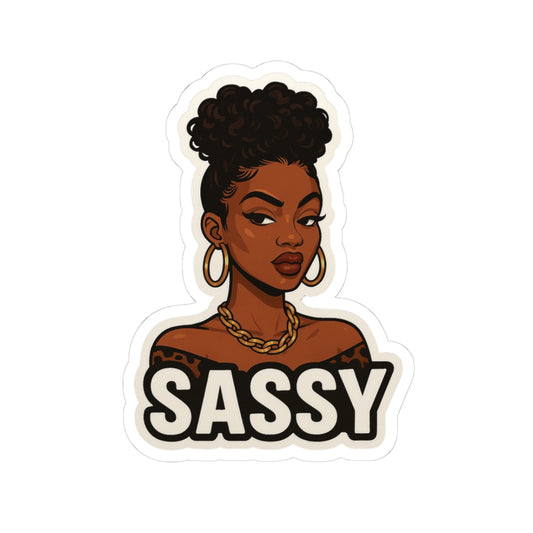 Sassy - Kiss-Cut Sticker