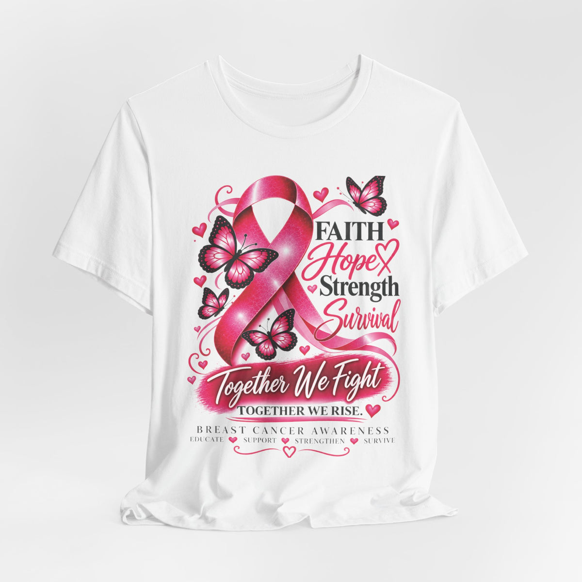 2026 Featured: Sisters Empowering Sisters Breast Cancer Awareness Tee | Front & Back Print