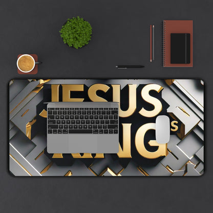 "Jesus Is King" - Desk Mat