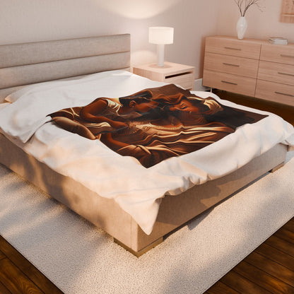 A Mother's Love - Velveteen Plush Blanket