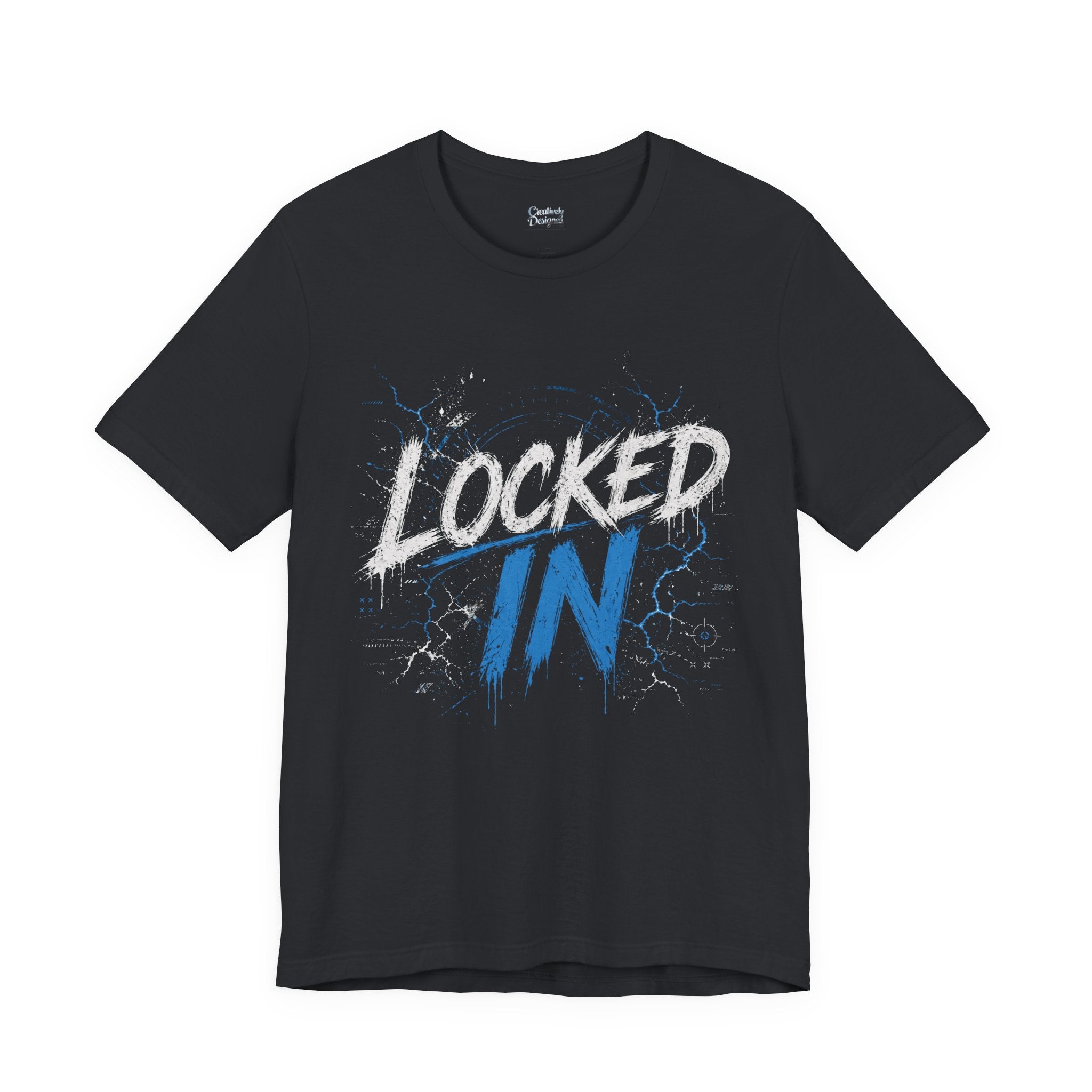 Locked In (Blue) - Jersey Short Sleeve Tee