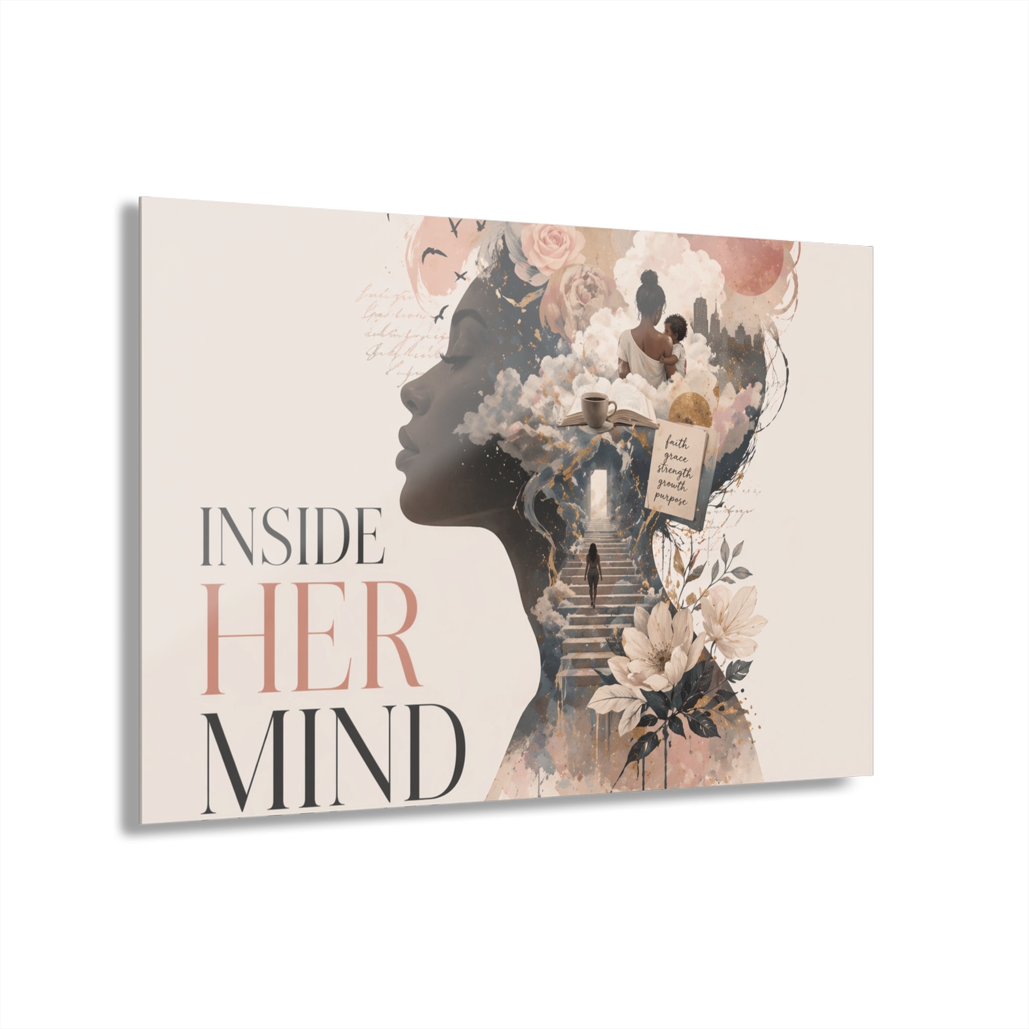 Inside Her Mind - Acrylic Prints (French Cleat Hanging)