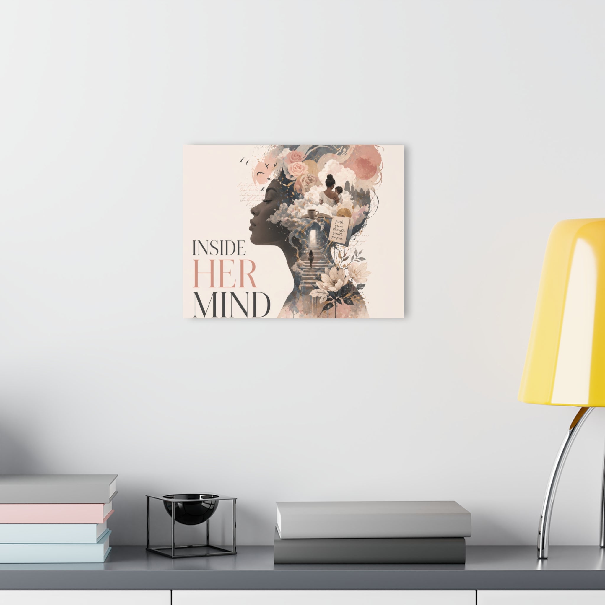 Inside Her Mind - Acrylic Prints (French Cleat Hanging)