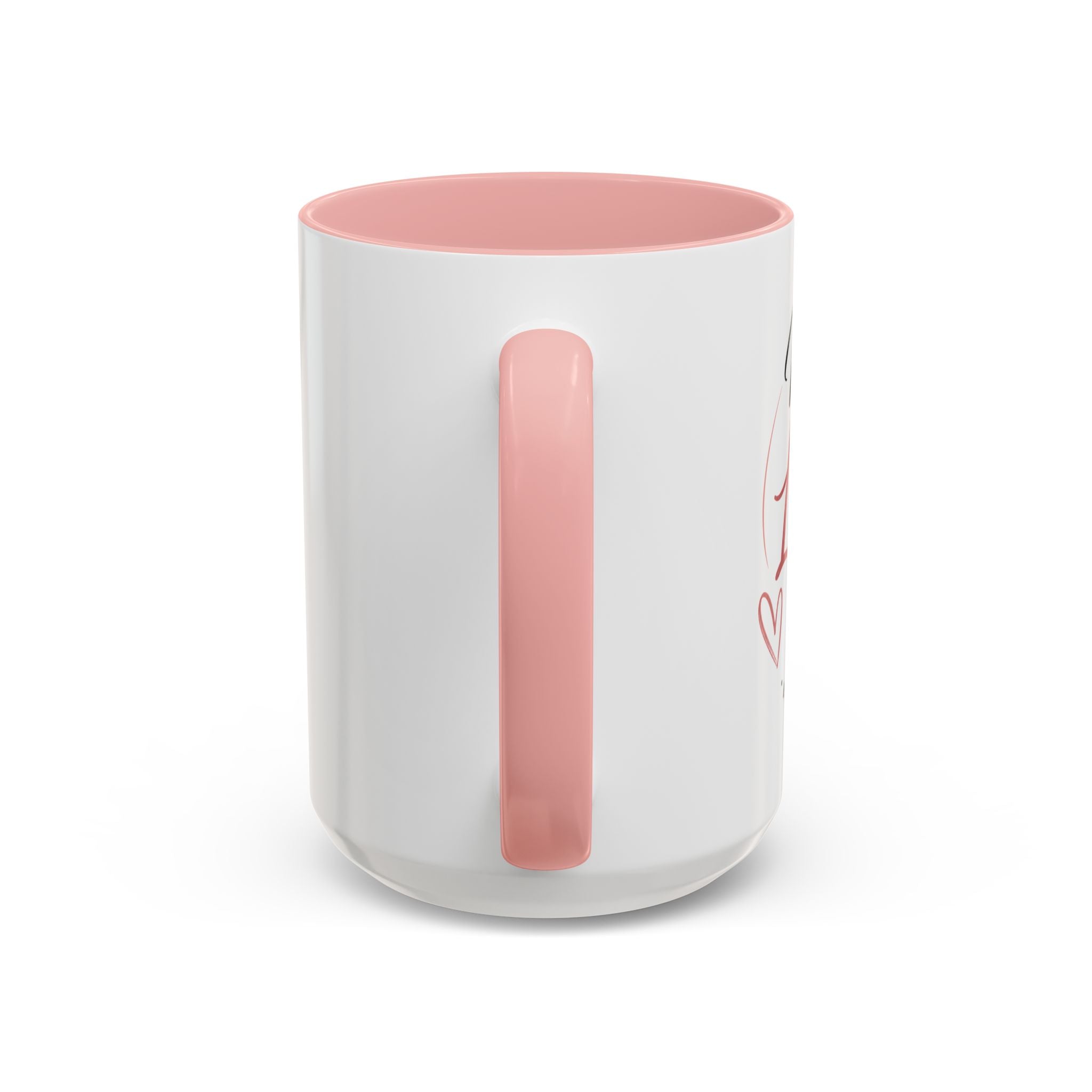 💖 Made With Love For [Name] – Best Mom. Always. - Personalized Accent Coffee Mug