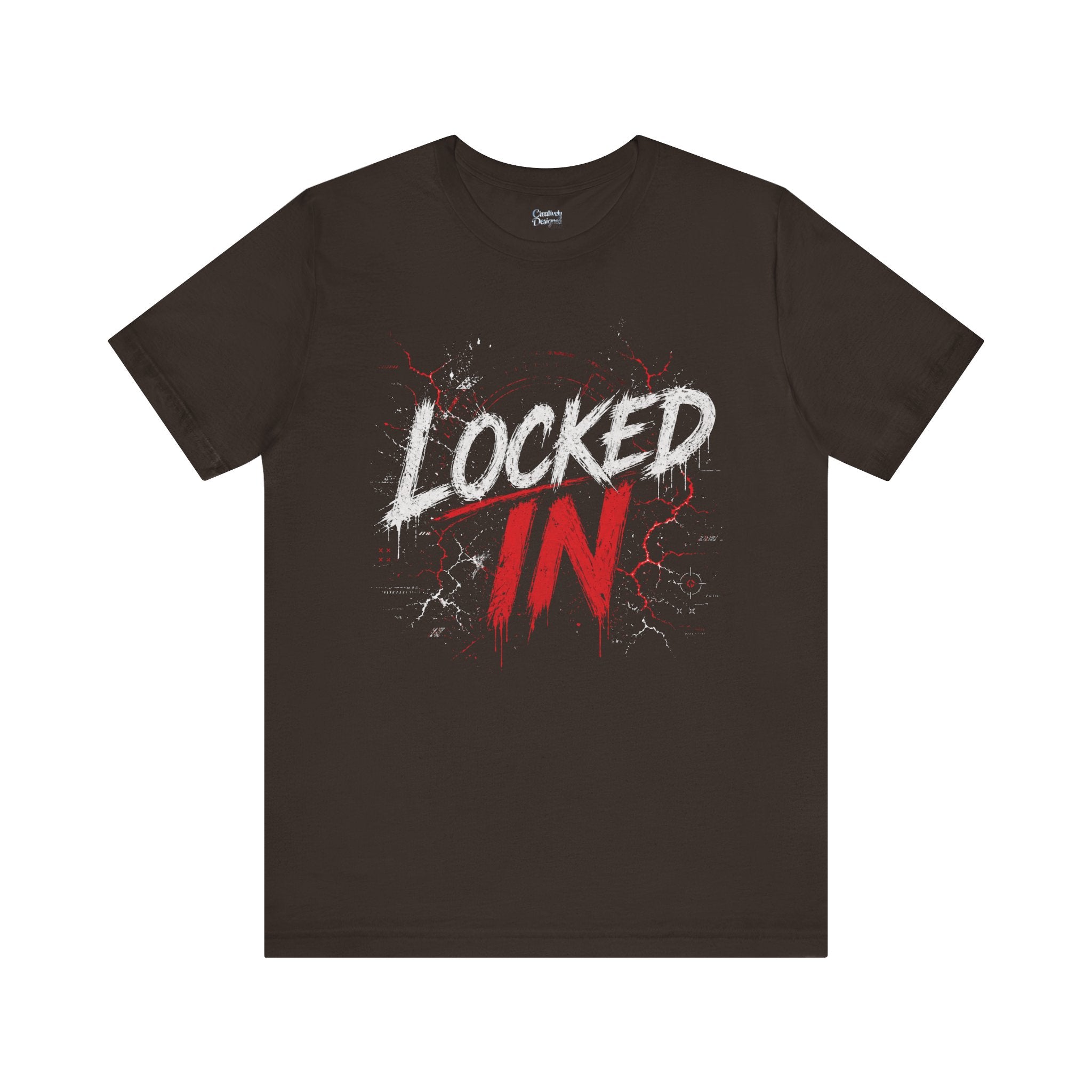 Locked In (Red) - Jersey Short Sleeve Tee