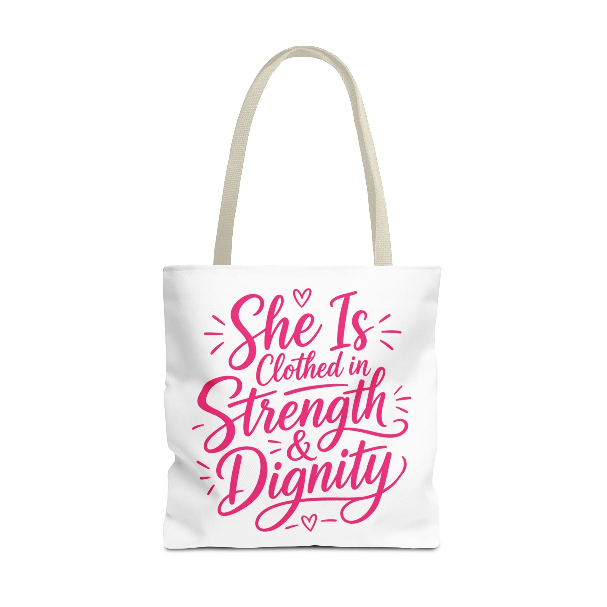 She Is Clothed in Strength & Dignity - Tote Bag
