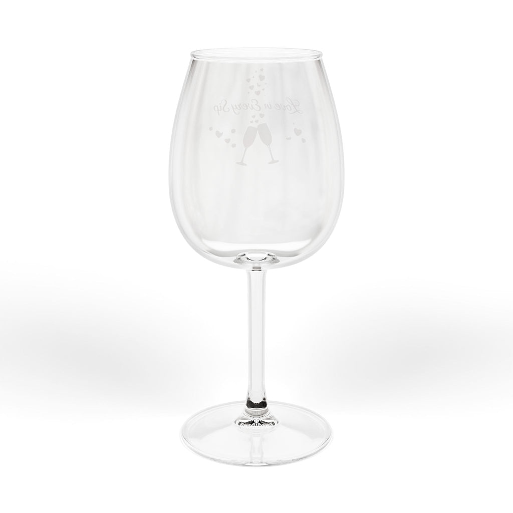 Love In Every Sip – Wine Glass (12oz)