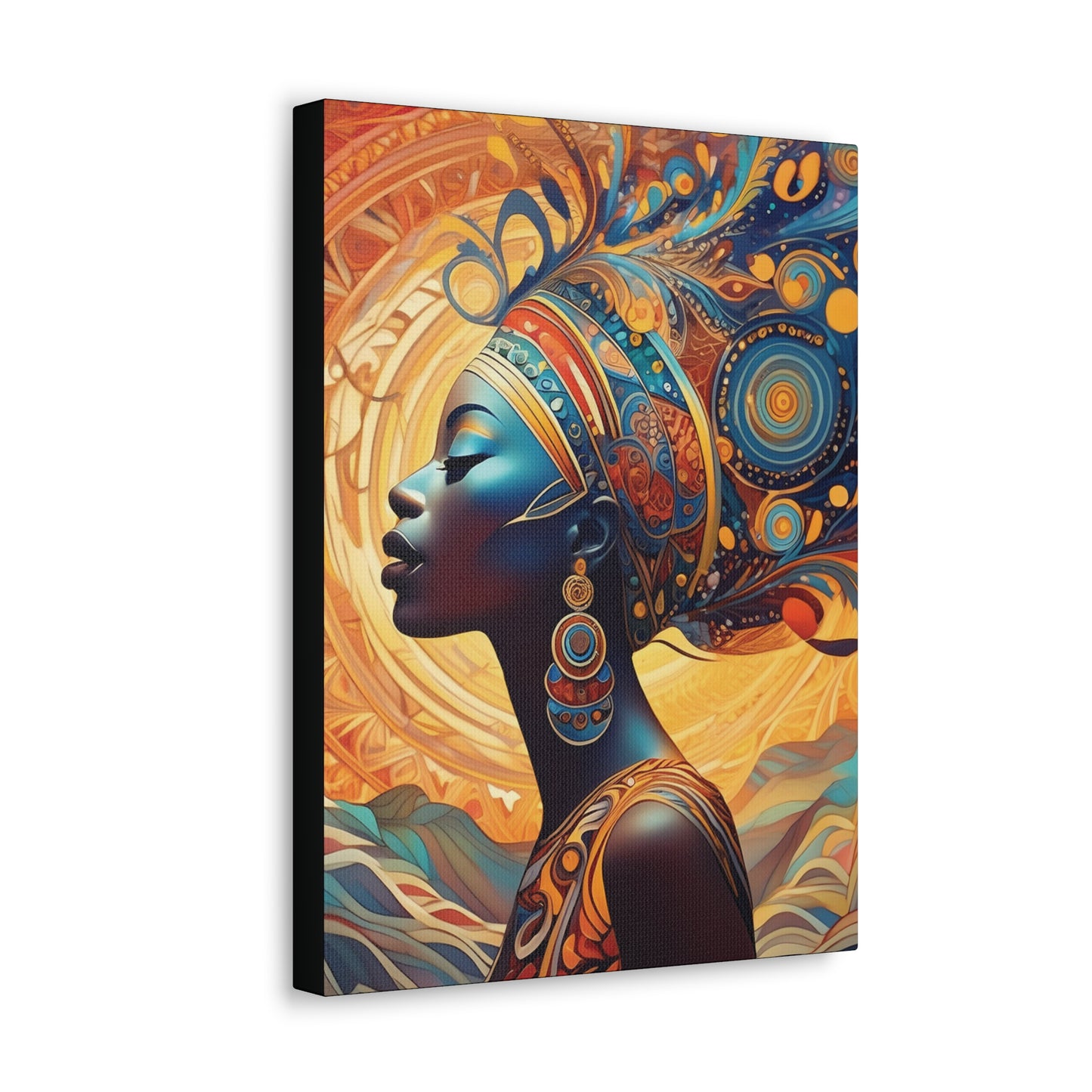 African Beauty - Canvas Gallery Wraps