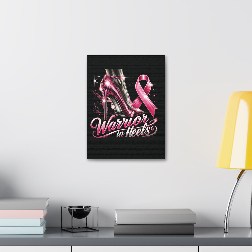 Pink Warrior Heels - Canvas Art
